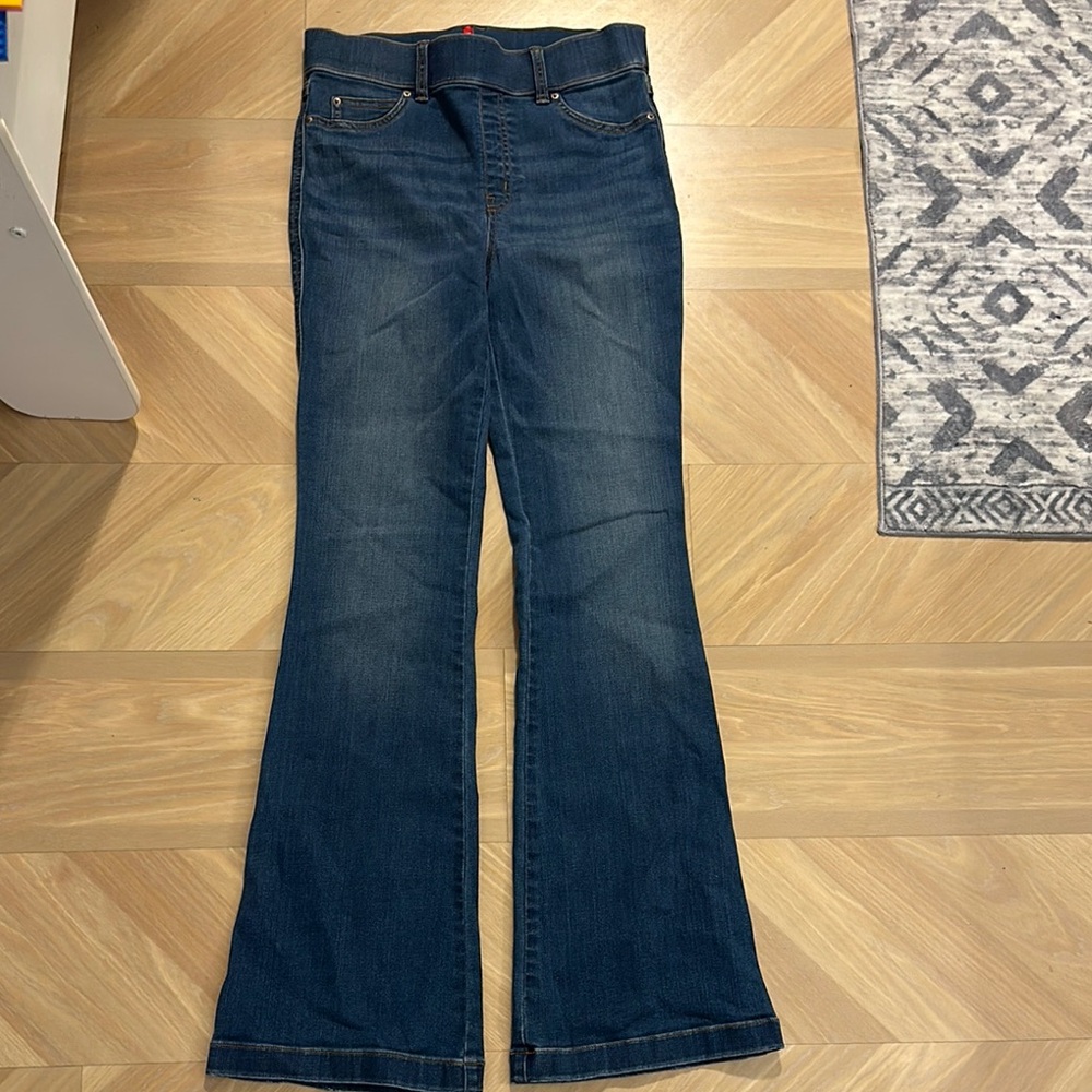 Spanx Blue Flared Jeans medium